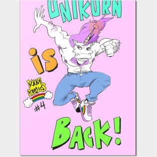 Kam Komics: Unikorn #4 cover Posters and Art